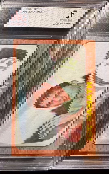 1966 Topps Joe Namath #96 BVG 5