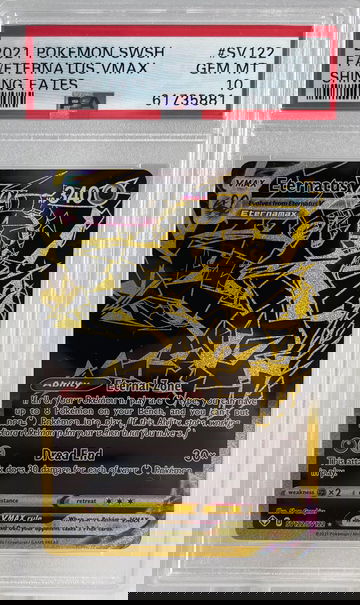 Pokemon Shining Fates Eternatus VMAX SV122 - PSA 10
