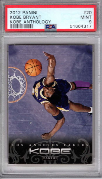 2012 Panini Kobe Bryant Anthology #20 - PSA 9 Mint