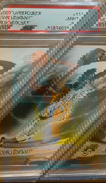 2007 Upper Deck Kevin Durant Rookie Box Set PSA 10