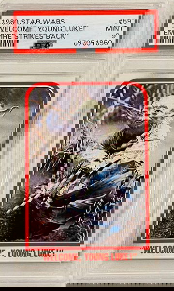1980 Star Wars Empire Strikes Back #59 Welcome, Young Luke Yoda PSA 9 Mint