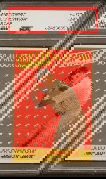 1958 Topps Bill Skowron All Star #477 PSA 7 [BL-1B.23]