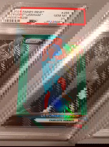 2018 Panini Prizm Green Prizm Devonte Graham PSA 10 #288