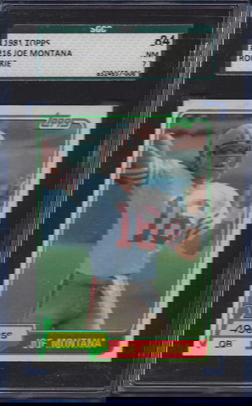 1981 Topps Joe Montana RC #216 SGC 7 (BillsGridironGreats)