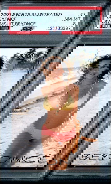 2007 Sports Illustrated Beyoncé Swimsuit #7 PSA 8 NM-MINT Very Low Pop