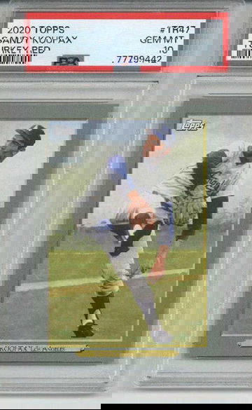 2020 TOPPS TURKEY RED #TR47 SANDY KOUFAX CARD LOS ANGELES DODGERS PSA 10