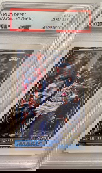 Shaquille O’NEAL Topps rookie psa 10