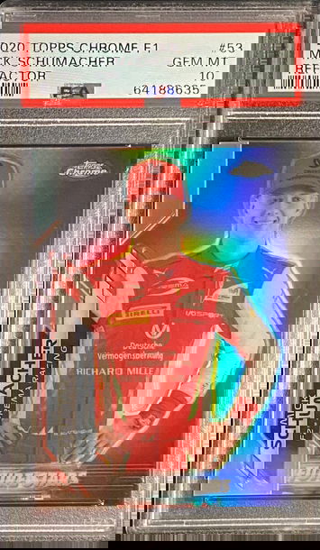 2020  Topps Chrome F1 Mick Schumacher Refractor Rookie RC F2 Formula 1 