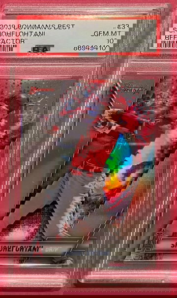 2019 Bowman's Best #33 Shohei Ohtani Refractor PSA 10