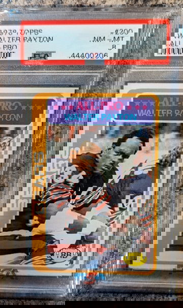 1978 Topps Walter Payton PSA 8 Centered