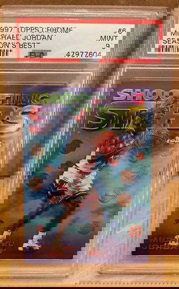 1997 Topps chrome Shooting Stars Michael Jordan