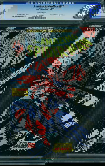 AMAZING SPIDER-MAN #317, CGC 9.6 NM+