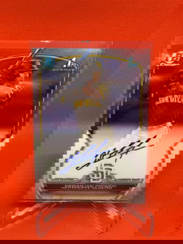 2023 Bowman Chrome NERWILIAN CEDENO Bowman 1st AUTO #CPA-NC Padres Prospect