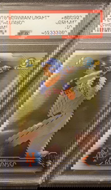 2016 Bowman Chrome Pete Alonso PSA 10 New York Mets