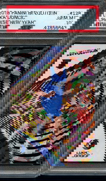 2018 Panini Revolution Chinese New Year Luka Doncic PSA 10