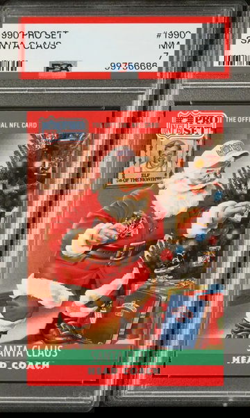 1990 Pro Set Santa Claus #1990 PSA 7