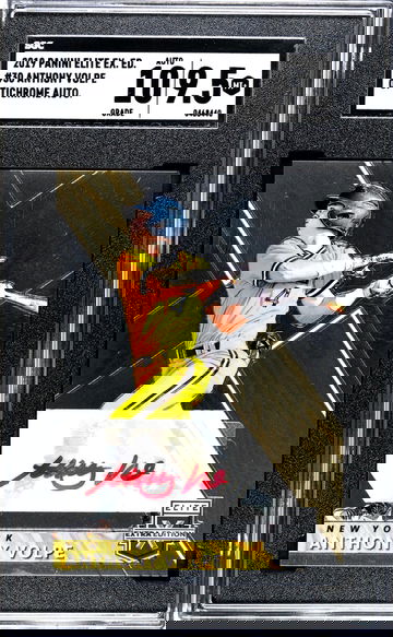 2019 Elite Extra Edition #30 Anthony Volpe Optichrome SGC 9.5