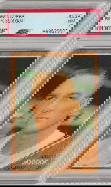 1962 Topps #539 Billy Moran PSA 7 (Near Mint)