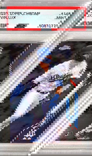 Gavin Lux 2020 Topps Chrome RC PSA9 Mint