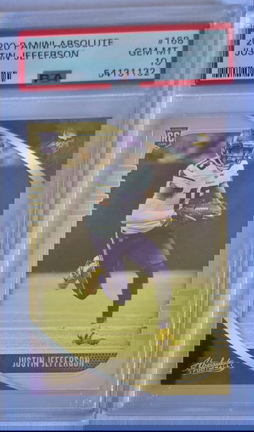 2020 Justin Jefferson Absolute #167 PSA 10