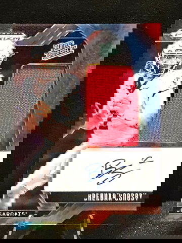 2025 Prizm Draft  Brendan Sorsby   Auto Patch  /25  Tie Dye  Cincinnati Bearcats  RP 