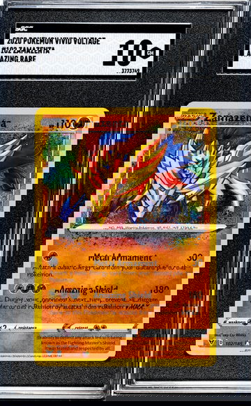 2020 Pokemon Vivid Voltage #102 Zamazenta Amazing Rare SGC 10