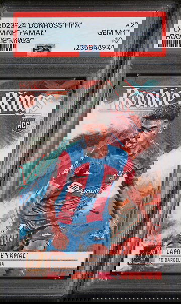 2023 Donuss Fifa Rookie Kings Lamine Yamal #2 PSA 10