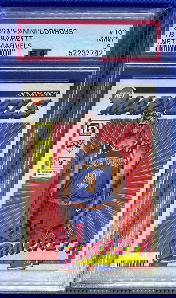 2019 Panini Donruss RJ Barrett Net Marvels PSA 9 Rookie 