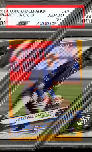 FERNANDO TATIS JR PSA 10 RC 2019 TOPPS BIG LEAGUE GOLD #6 GEM MINT