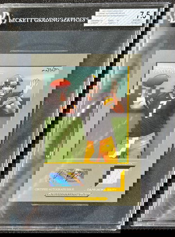 2005 Topps Turkey Red Cabinet Autographed Relics #TRARBR Ben Roethlisberger /25 BGS 7.5/10