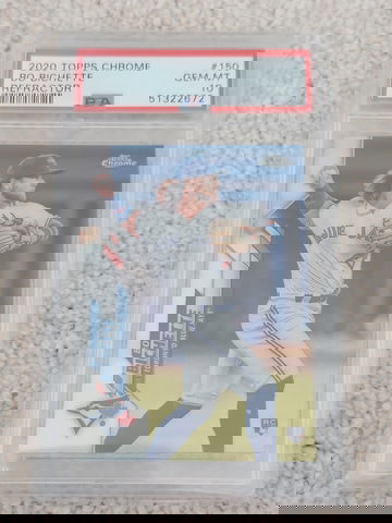 2020 topps chrome refractor bo bichette rookie psa 10