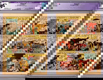 BATMAN #7 CGC-PG *SINGLE PG 2 ONLY* STAR SPANGLED COMICS #1 AD JOKER BOB KANE 1941