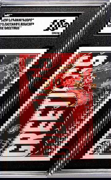 2024-25 Panini Hoops #15 Zaccharie Risacher Rookie Greetings SGC 10