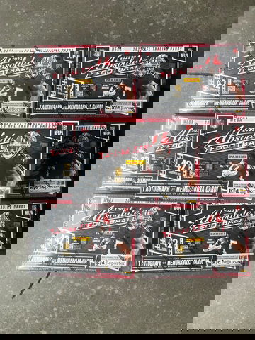 7x 2023 Absolute Football Mega Boxes 