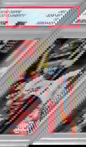 2018 Topps Jack Flaherty PSA 10