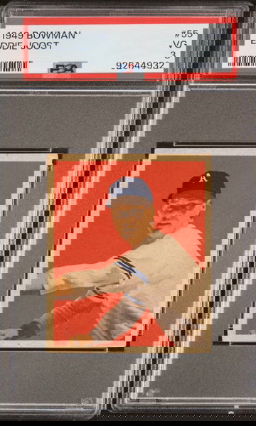 1949 Bowman 2 Card Lot - Joost & Trinkle PSA Graded