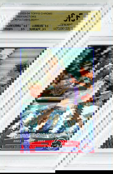 2003 Topps Chrome Chris Bosh Refractor BGS 9.5