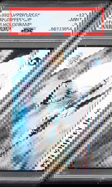 KEN GRIFFEY JR PSA 9 1992 Upper Deck MVP Hologram #22