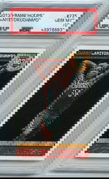 GIANNIS ANTETOKOUNMPO 2013 Panini Hoops #275 Rookie PSA 10 Gem Mint X6883