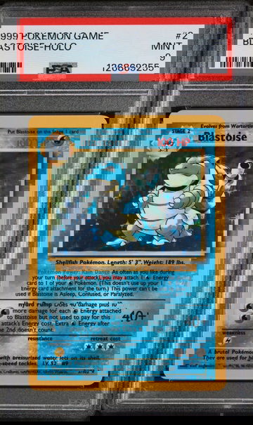 1999 Pokemon Game Holo Blastoise #2 PSA 9