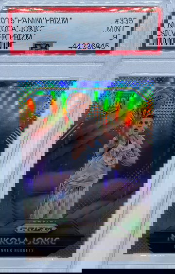 2015 Panini Prizm Nikola Jokic Silver Prizm PSA 9 MINT