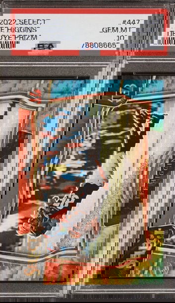 2022 Panini Select Tie-Dye Tee Higgins #d/25 PSA 10 Gem!