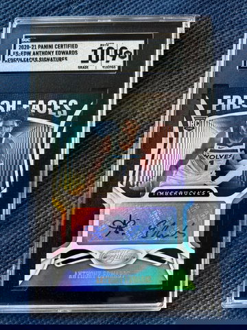 2020 Certified Fresh Faces Signatures Anthony Edwards auto 