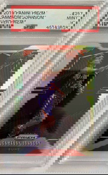 2019 Panini Prizm Cameron Johnson Silver Prizm PSA 9