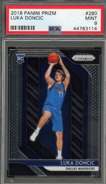 Luka Doncic 2018 Panini Prizm Rookie PSA 9