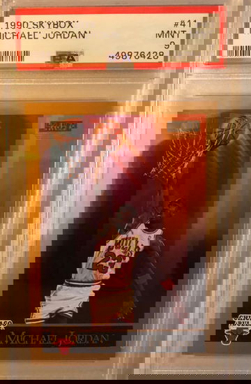 1990 Skybox Michael Jordan PSA 9