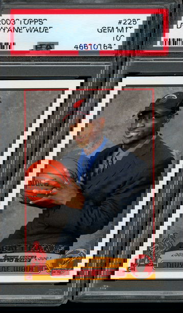 2003 Topps #225 Dwyane Wade PSA GEM MINT 10