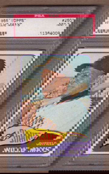 1965 Topps #250 Willie Mays PSA 7