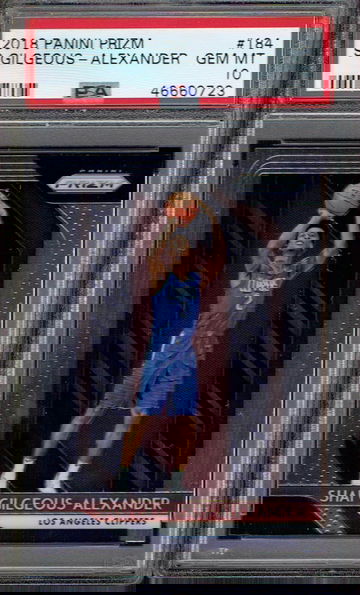 Shai Gilgeous Alexander 2018 Panini Prizm RC PSA 10