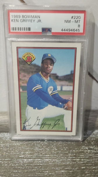 1989 Bowman Griffey Jr. PSA 8